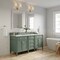 James Martin Vanities Brittany 72in Double Vanity, Smokey Celadon w/ 3 CM Arctic Fall Top 650-V72-SC-3AF - alternate 3